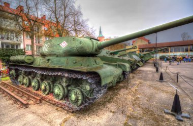 Vintage tank izole çizim sanat illüstrasyonu