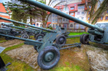 Uçaksavar silah sanatı illüstrasyon askeri çizim