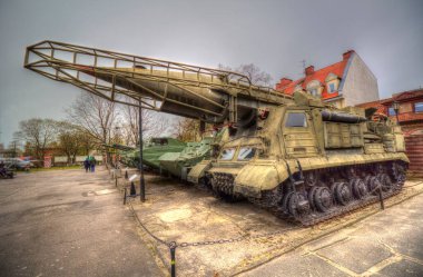 Uçaksavar füze tankı retro vintage