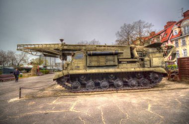 Uçaksavar füze tankı retro vintage