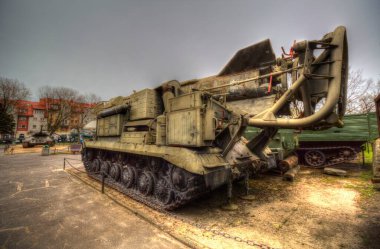 Uçaksavar füze tankı retro vintage