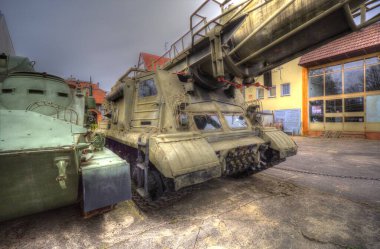 Uçaksavar füze tankı retro vintage