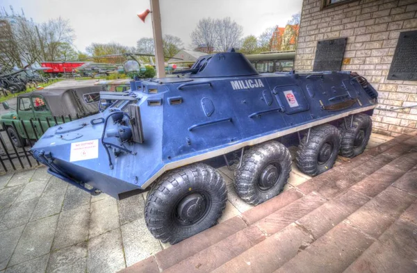 Military Armored Car War Photo Old Retro Vintage Mobile — Stock Photo, Image