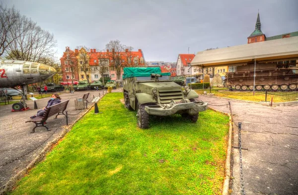 Military Armored Car War Photo Old Retro Vintage Mobile — Stock Photo, Image