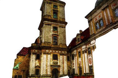 Trzebnica manzarası, Polonya 'nın Aşağı Silezya bölgesinde küçük güzel bir kasaba.