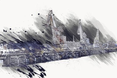 Fotoğraf illüstrasyonlu Port Nakliye Turnaları