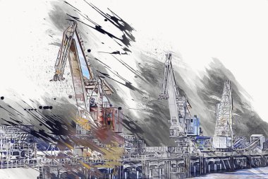 Fotoğraf illüstrasyonlu Port Nakliye Turnaları