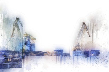 Fotoğraf illüstrasyonlu Port Nakliye Turnaları