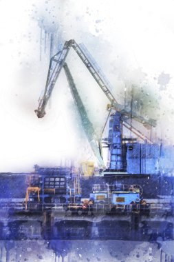 Fotoğraf illüstrasyonlu Port Nakliye Turnaları