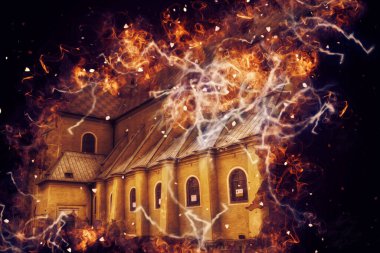 Trzebnica manzarası, Polonya 'nın Aşağı Silezya bölgesinde küçük güzel bir kasaba.