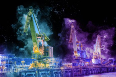 Fotoğraf illüstrasyonlu Port Nakliye Turnaları