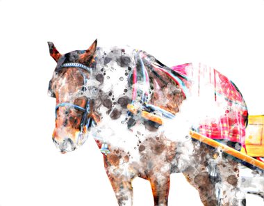 Renkli at resmi grunge resmi