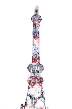 Donanma gemisinde askeri radar takibi, sanat eseri çizimi klasik.