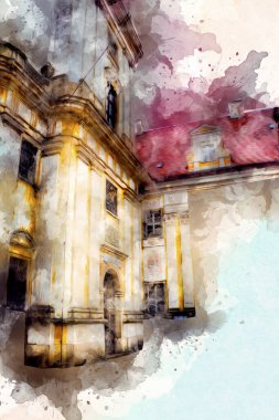 Trzebnica manzarası, Polonya 'nın Aşağı Silezya bölgesinde küçük güzel bir kasaba.