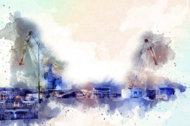 Fotoğraf illüstrasyonlu Port Nakliye Turnaları