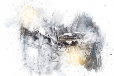 Renkli at resmi grunge resmi