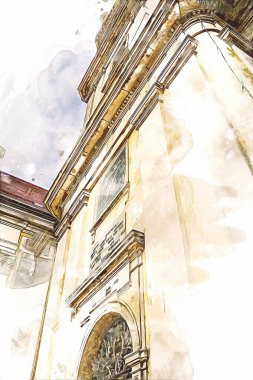 Trzebnica manzarası, Polonya 'nın Aşağı Silezya bölgesinde küçük güzel bir kasaba.