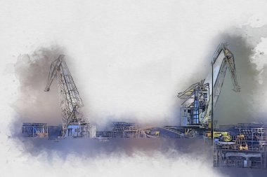 Fotoğraf illüstrasyonlu Port Nakliye Turnaları