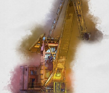 Fotoğraf illüstrasyonlu Port Nakliye Turnaları