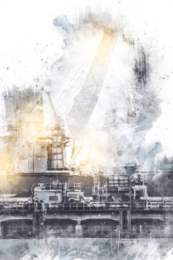 Fotoğraf illüstrasyonlu Port Nakliye Turnaları