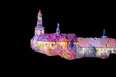 Trzebnica manzarası, Polonya 'nın Aşağı Silezya bölgesinde küçük güzel bir kasaba.