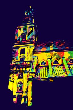 Trzebnica manzarası, Polonya 'nın Aşağı Silezya bölgesinde küçük güzel bir kasaba.