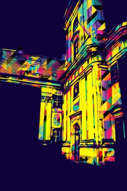 Trzebnica manzarası, Polonya 'nın Aşağı Silezya bölgesinde küçük güzel bir kasaba.