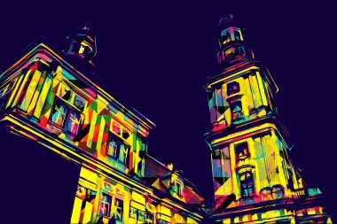 Trzebnica manzarası, Polonya 'nın Aşağı Silezya bölgesinde küçük güzel bir kasaba.