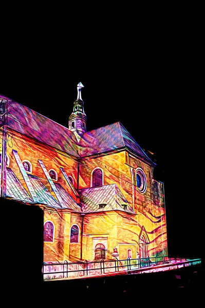 Trzebnica manzarası, Polonya 'nın Aşağı Silezya bölgesinde küçük güzel bir kasaba.