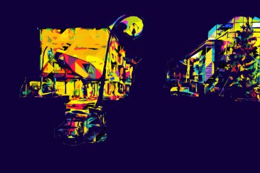 Polonya, Zakopane 'nin tahta mimarisi, resim çizimi.