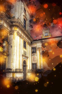 Trzebnica manzarası, Polonya 'nın Aşağı Silezya bölgesinde küçük güzel bir kasaba.