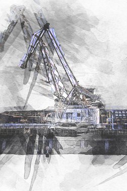 Fotoğraf illüstrasyonlu Port Nakliye Turnaları