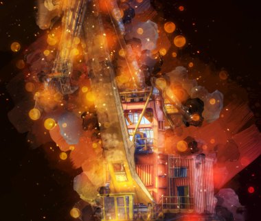 Fotoğraf illüstrasyonlu Port Nakliye Turnaları