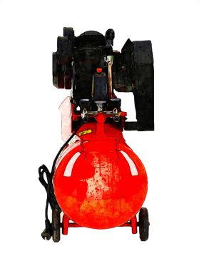 Güçlü hava kompresörü illüstrasyonuName