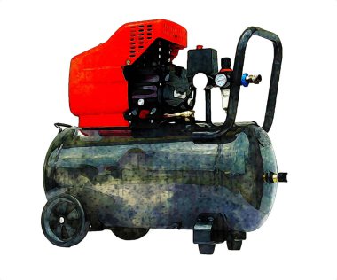 Güçlü hava kompresörü illüstrasyonuName