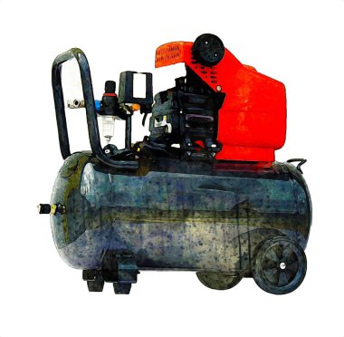 Güçlü hava kompresörü illüstrasyonuName