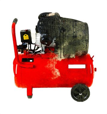 Güçlü hava kompresörü illüstrasyonuName