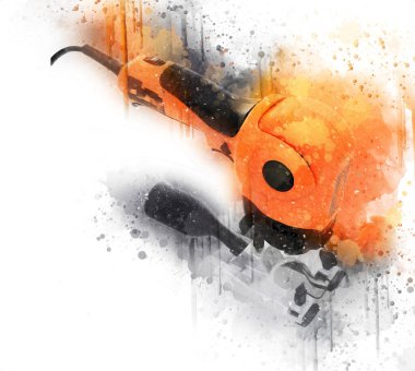 Bir seyyar değirmen makinesi büyük bir çark yapar.