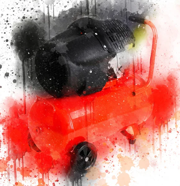 Güçlü hava kompresörü illüstrasyonuName