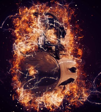 Güçlü hava kompresörü illüstrasyonuName