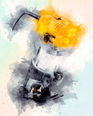 Bir seyyar değirmen makinesi büyük bir çark yapar.