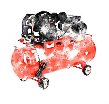 Güçlü hava kompresörü illüstrasyonuName