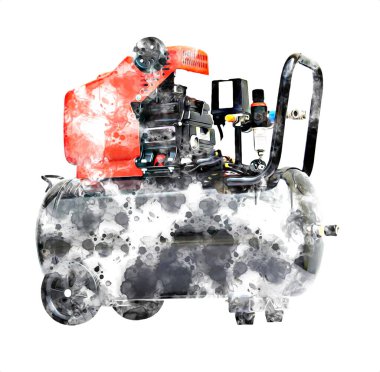 Güçlü hava kompresörü illüstrasyonuName