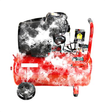 Güçlü hava kompresörü illüstrasyonuName