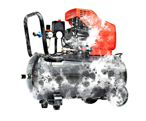 Güçlü hava kompresörü illüstrasyonuName