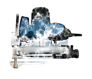 Dairesel testere çizim sanatı eskiz antika vintage