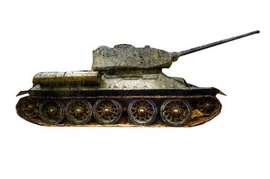 Vintage tank izole çizim sanat illüstrasyonu