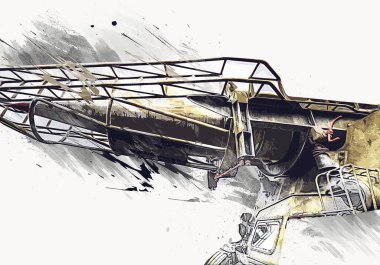 Uçaksavar füze tankı retro vintage