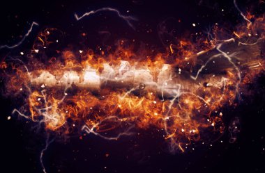 Amerikan savaş uçağı resim sanatı klasiği çiziyor.