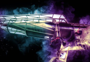 Uçaksavar füze tankı retro vintage